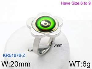Stainless Steel Special Ring - KR51676-Z