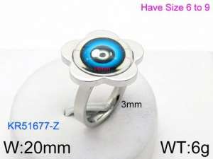 Stainless Steel Special Ring - KR51677-Z