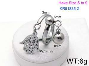 Stainless Steel Special Ring - KR51835-Z