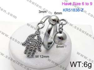 Stainless Steel Special Ring - KR51836-Z