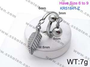 Stainless Steel Special Ring - KR51841-Z