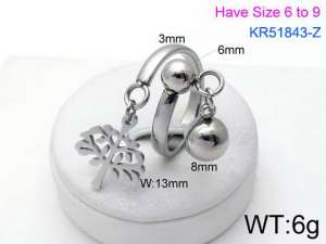 Stainless Steel Special Ring - KR51843-Z