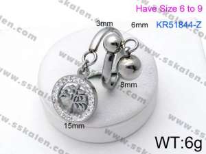 Stainless Steel Special Ring - KR51844-Z