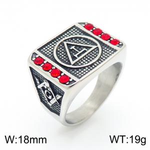 Stainless Steel Casting Ring - KR53751-LU