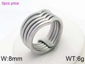 Stainless Steel Special Ring - KR82053-GC