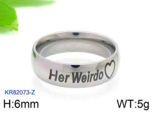 Stainless Steel Special Ring - KR82073-Z