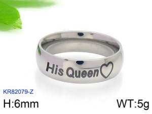 Stainless Steel Special Ring - KR82079-Z