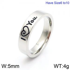Stainless Steel Special Ring - KR82815-K
