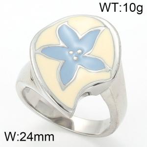 Stainless Steel Casting Ring - KR8637-K