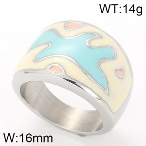 Stainless Steel Casting Ring - KR8799-K