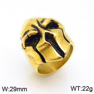 Stainless Skull Ring - KR89358-HL