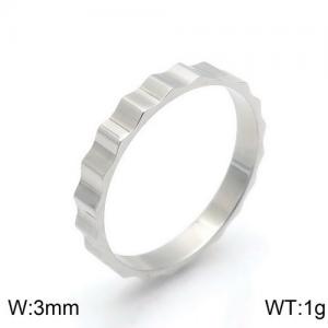 Stainless Steel Special Ring - KR91543-GC