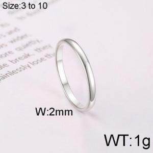 Stainless Steel Special Ring - KR91860-WGSF