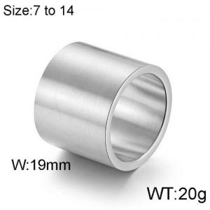 Stainless Steel Special Ring - KR92138-WGQF