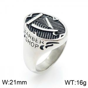 Stainless Steel Special Ring - KR92644-OT