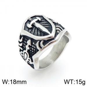 Stainless Steel Special Ring - KR92648-OT