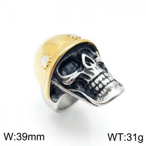 Stainless Skull Ring - KR92653-OT