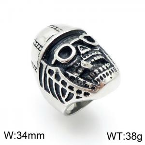 Stainless Skull Ring - KR92654-OT