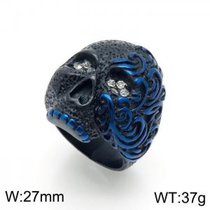 Stainless Skull Ring - KR92670-OT