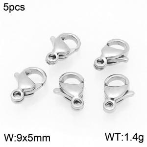 SS Lobster Clasp--9mm---5pcs Pirce DIY bracelet necklace connecting buckle lobster buckle - KRP100