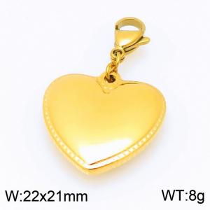 Stainless Steel Charms with Lobster - KRP1887-Z
