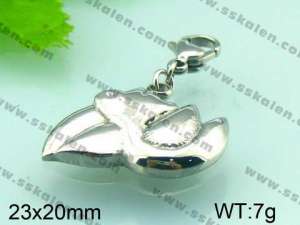 Stainless Steel Charms with Lobster - KRP3256-Z