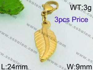 Stainless Steel Charms with Lobster - KRP3835-Z