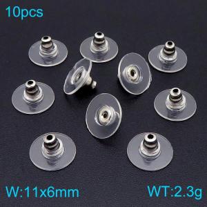 Plastic/Rubber Earring Parts--10pairs Price - KRP613