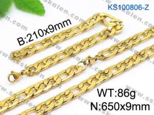 SS Jewelry Set(Most Men) - KS100806-Z
