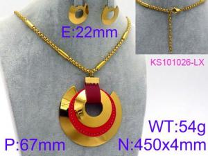 SS Jewelry Set(Most Women) - KS101026-LX