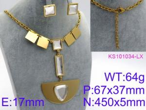 SS Jewelry Set(Most Women) - KS101034-LX