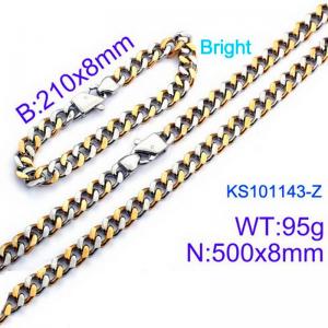 SS Jewelry Set(Most Men) - KS101143-Z