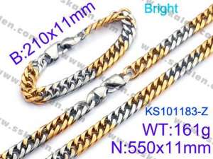 SS Jewelry Set(Most Men) - KS101183-Z