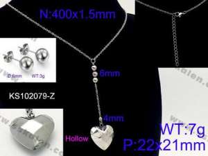 SS Jewelry Set(Most Women) - KS102079-Z