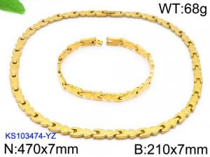 SS Jewelry Set(Most Men) - KS103474-YZ