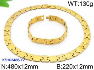 SS Jewelry Set(Most Men) - KS103488-YZ