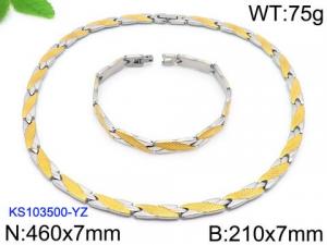 SS Jewelry Set(Most Men) - KS103500-YZ