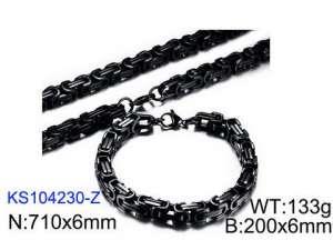 SS Jewelry Set(Most Men) - KS104230-Z