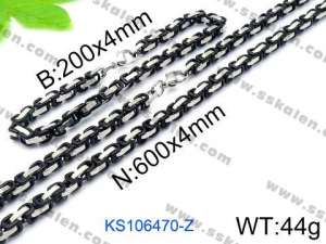SS Jewelry Set(Most Men) - KS106470-Z