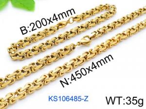 SS Jewelry Set(Most Men) - KS106485-Z