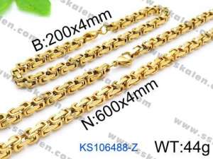 SS Jewelry Set(Most Men) - KS106488-Z