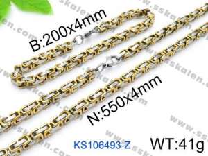 SS Jewelry Set(Most Men) - KS106493-Z