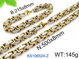 SS Jewelry Set(Most Men) - KS106524-Z