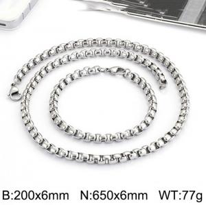 SS Jewelry Set(Most Men) - KS107248-Z