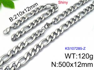 SS Jewelry Set(Most Men) - KS107285-Z