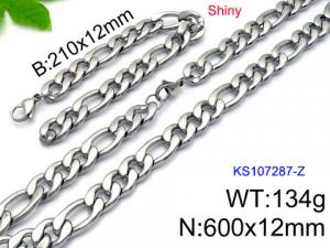 SS Jewelry Set(Most Men) - KS107287-Z