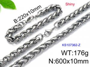 SS Jewelry Set(Most Men) - KS107362-Z