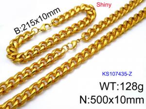 SS Jewelry Set(Most Men) - KS107435-Z