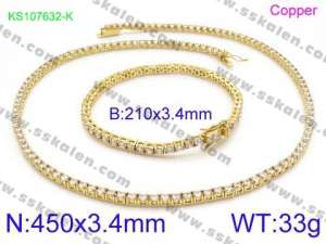 SS Jewelry Set(Most Women) - KS107632-K