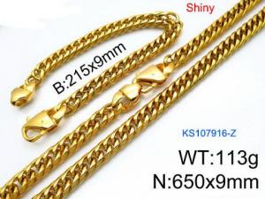 SS Jewelry Set(Most Men) - KS107916-Z